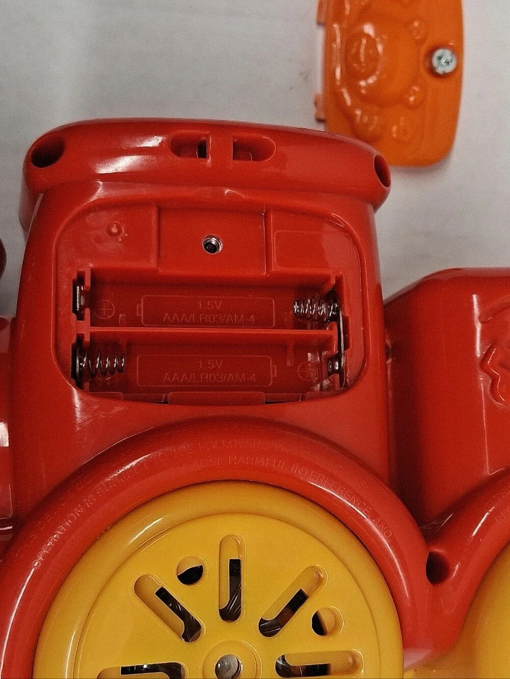 Red Pull-Along Animal Train Toy with Interactive Shapes